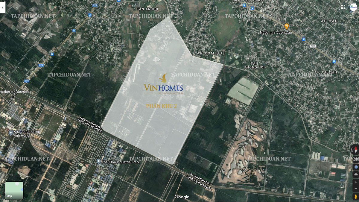 Mặt bằng khu 2 Vinhomes Củ Chi